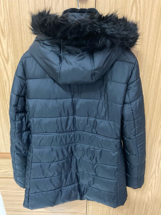 Piumino semilungo donna con cappuccio Zara