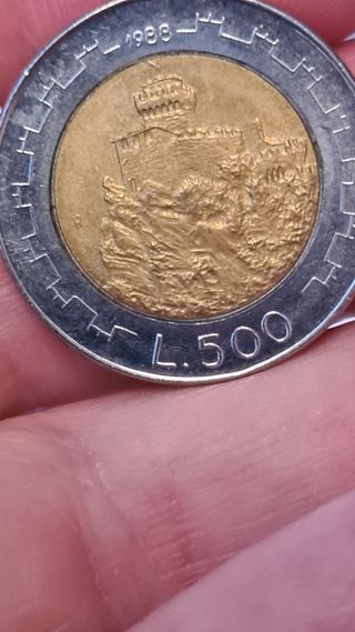 500 lire San Marino 1988