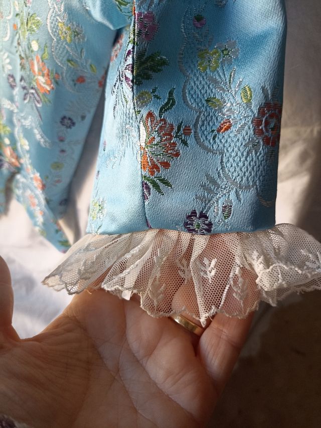 Corpiño fallera media manga