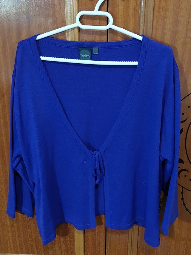 Chaqueta punto manga corta