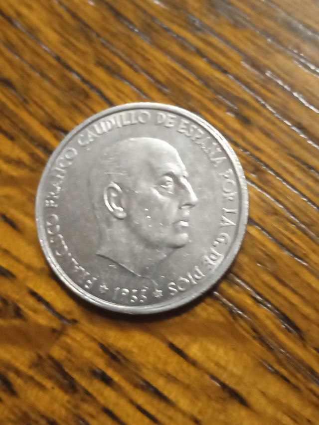 Moneda de 50 céntimos de 1966
