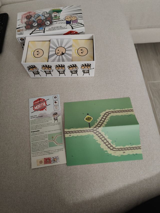 Tranvía Mortal. Juego de mesa.