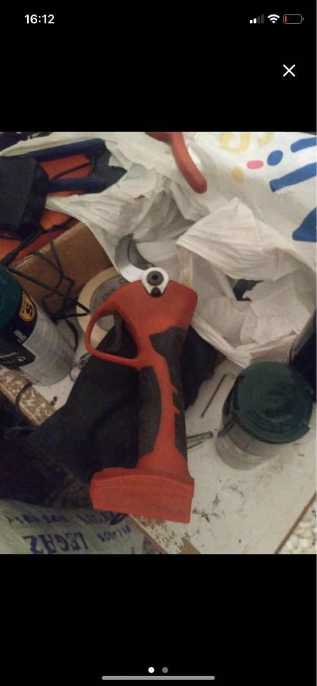 tijeras electricas anovas color naranja