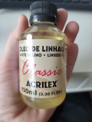 Óleo de Linhaça - Acrilex