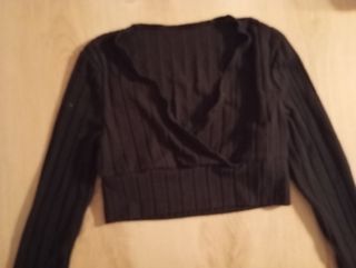 Jersey negro mujer talla M 