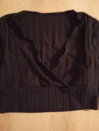 Jersey negro mujer talla M 