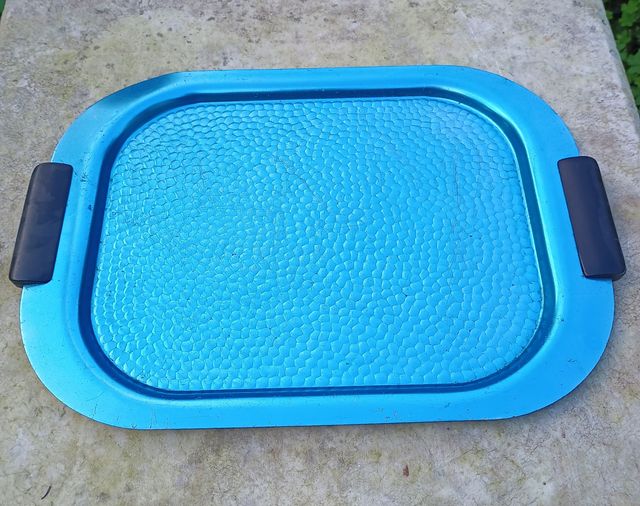 Bandeja Antigua Aluminio años 70