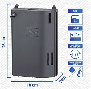 AMTRA FILTERING BOX Black 50 filtro per acquari