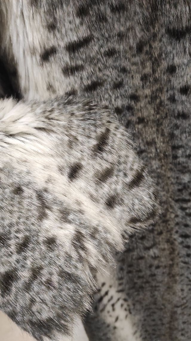 Cappotto vintage in pelliccia sintetica