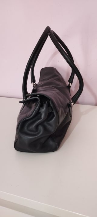 Borsa baguette Prada vera pelle nera 