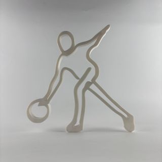 🎳🏀 Line Art Bowling– Idea Regalo Moderna