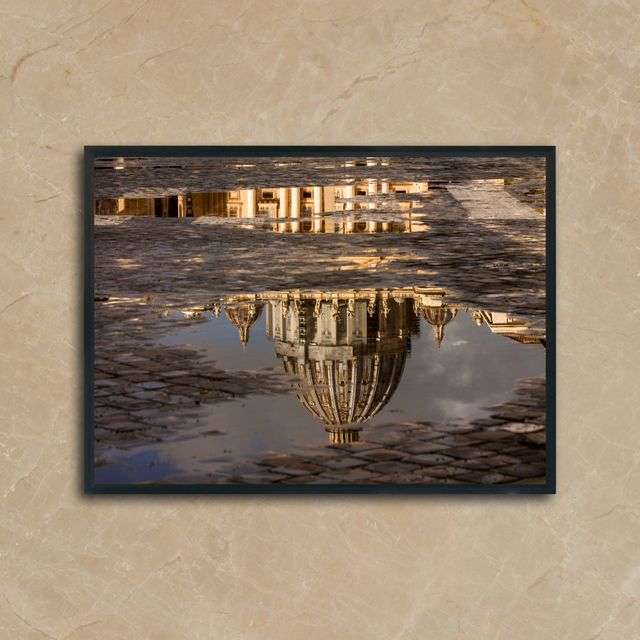 Poster fotografia riflessi S. Pietro, Roma