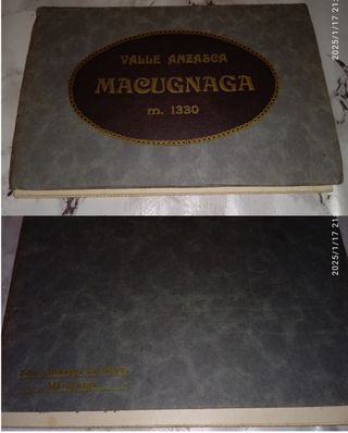 Folder 12 cartoline d'epoca Macugnaga