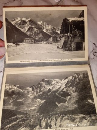 Folder 12 cartoline d'epoca Macugnaga