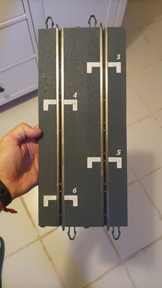 Envío recta posiciones advance scalextric