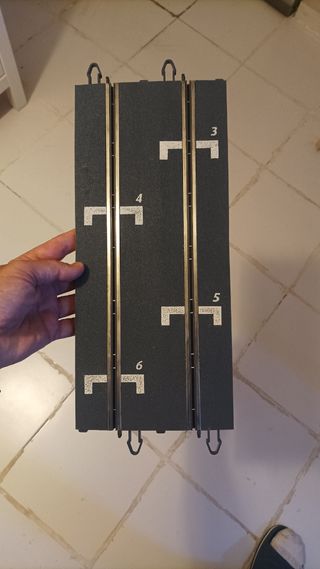 Envío recta posiciones advance scalextric