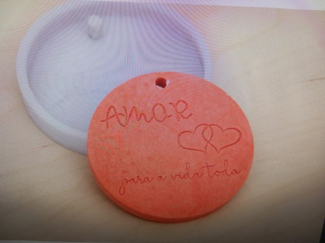 Molde Silicone - Placa "Amor Para a Vida Toda"