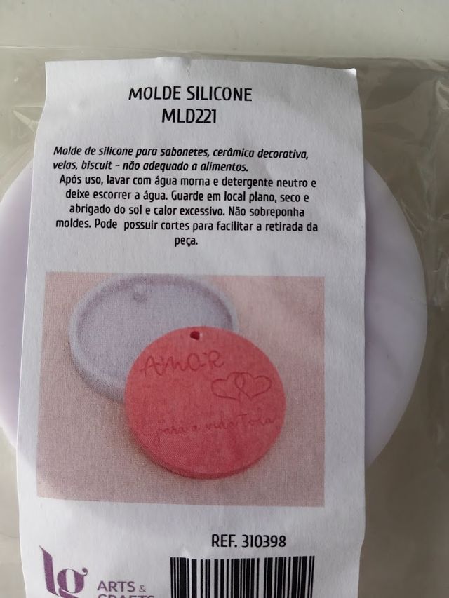 Molde Silicone - Placa "Amor Para a Vida Toda"