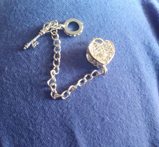 Cadena de seguridad Llave Candado para pulsera 