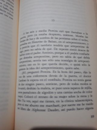 Sostiene Pereira (Narrativa de Hoy)