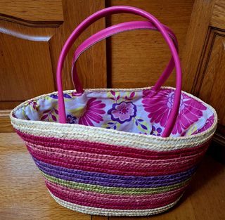 Canasta mimbre niña