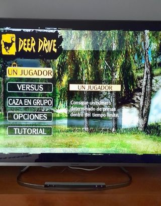 Wii-U:Juego Deer Drive+2pistolas+2volantes 