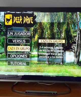 Wii-U:Juego Deer Drive+2pistolas+2volantes 