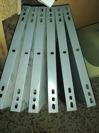 Estantería metálica SEIS baldas mueble perforada