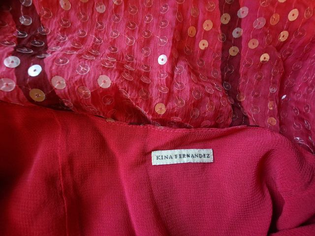 Vestido fiesta Kina Fernández nuevo T40