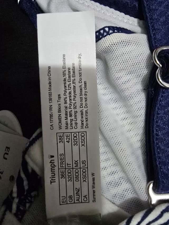 Triumph top/reggiseno taglia 42 E