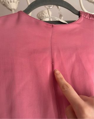 Blusa Uterqüe satinada talla S