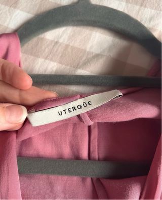 Blusa Uterqüe satinada talla S