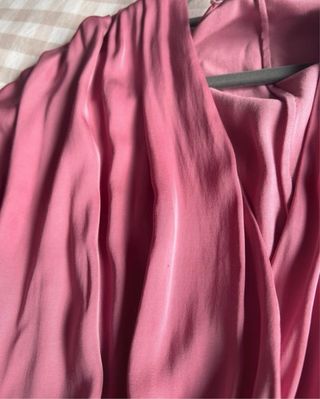 Blusa Uterqüe satinada talla S