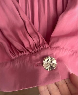 Blusa Uterqüe satinada talla S