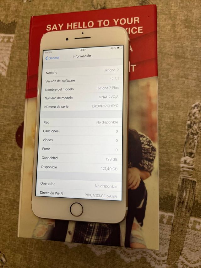 iPhone 7 plus 128GB oro rose libre Nuevo