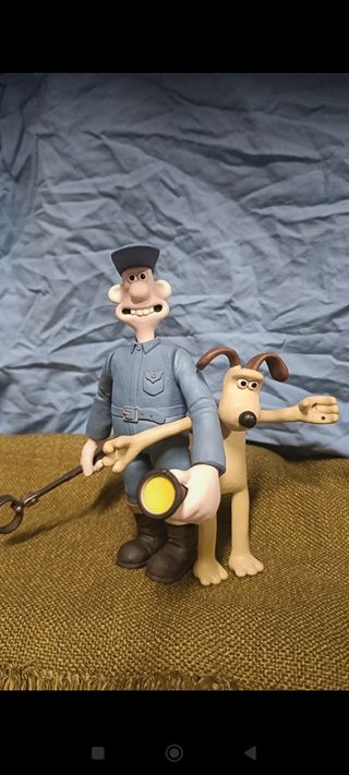 Wallace e Gromit action figure set