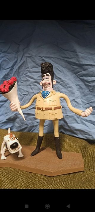 Wallace e Gromit action figure set