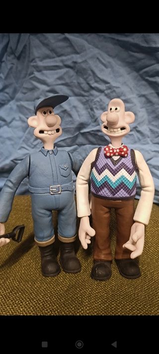 Wallace e Gromit action figure set