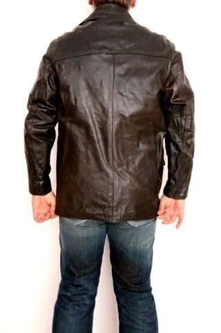 Chaqueta cuero auténtico Redskins M