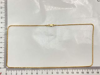 cadena oro 18k 25cm