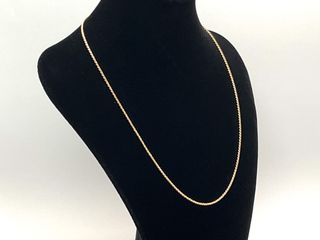 cadena oro 18k 25cm