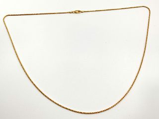 cadena oro 18k 30cm