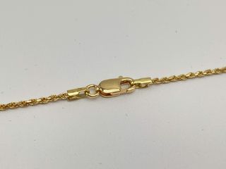 cadena oro 18k 30cm
