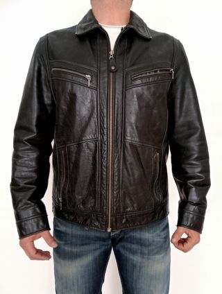 Cazadora cuero búfalo Redskins XL 