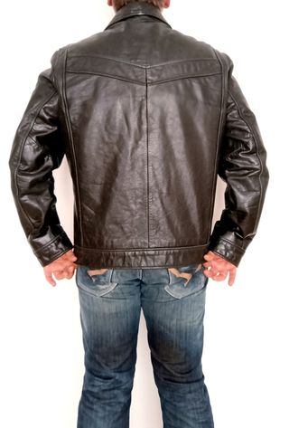 Cazadora cuero búfalo Redskins XL 