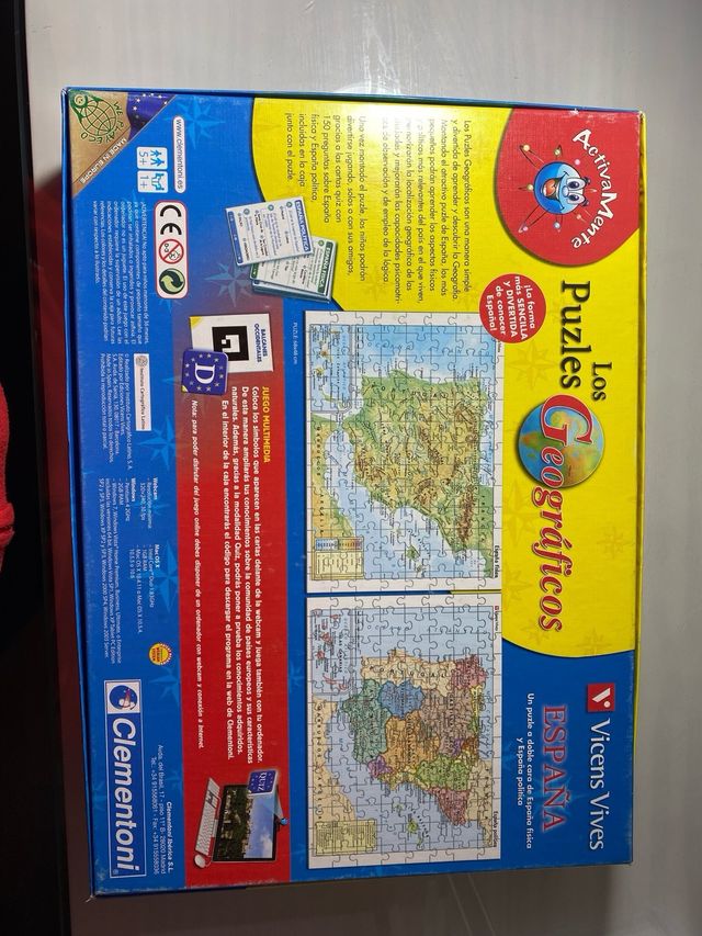 Puzzle ambas caras y juego educativo