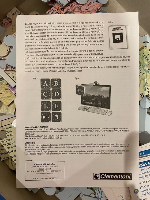 Puzzle ambas caras y juego educativo