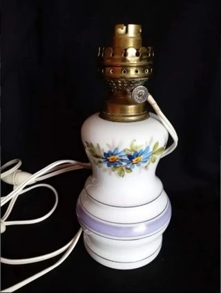 Lampara de mesa quinqué 