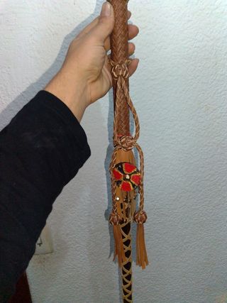 Cachaba temática vikinga. bastón.garrote