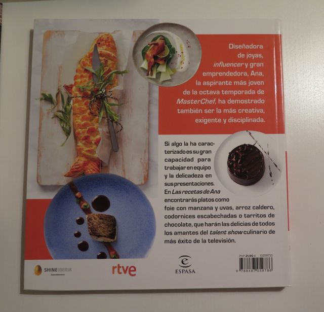 Las recetas de Ana. Masterchef